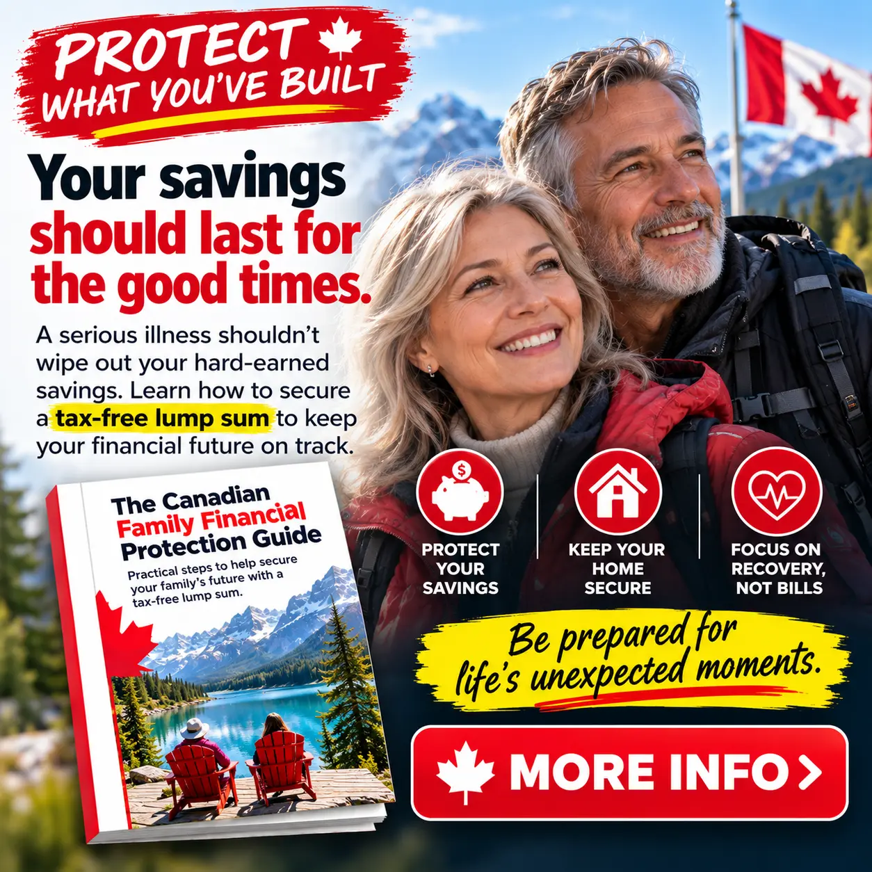 Protect what you’ve built — Canadian Family Financial Protection Guide campaign ad